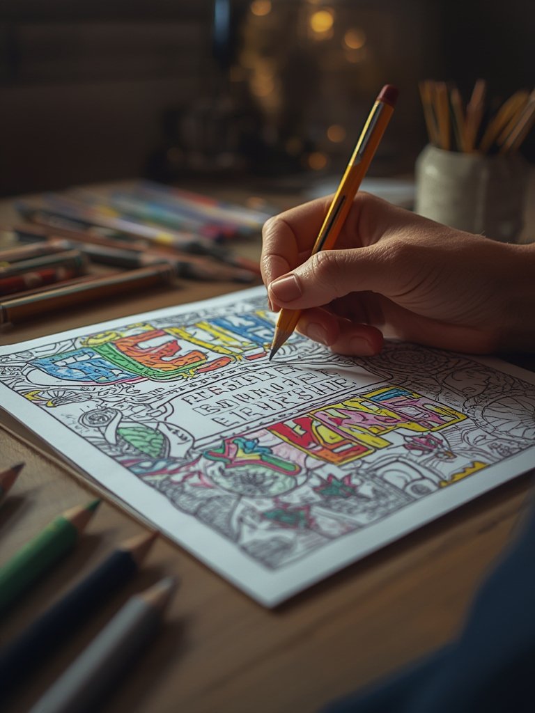 swear coloring in action