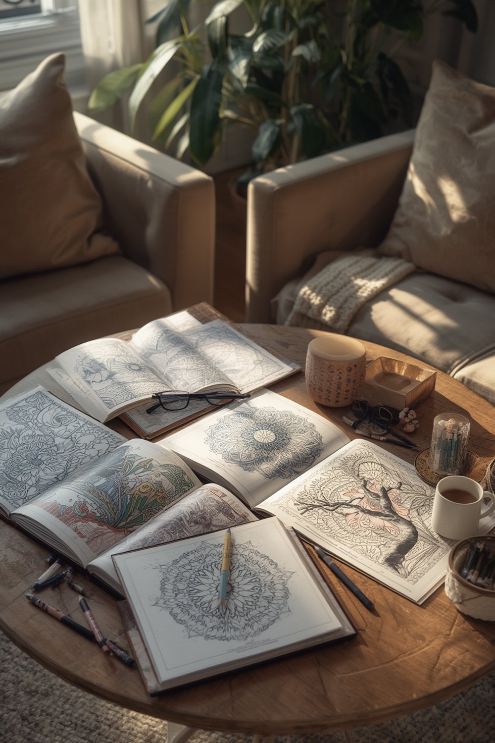 adult coloring books