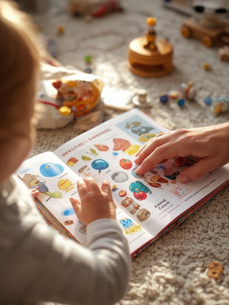 sensory book in action