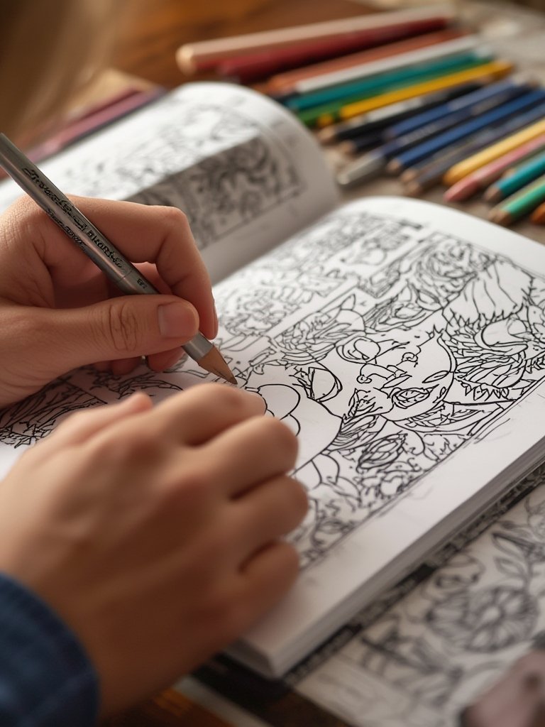 bold and easy coloring book - Illustration 2