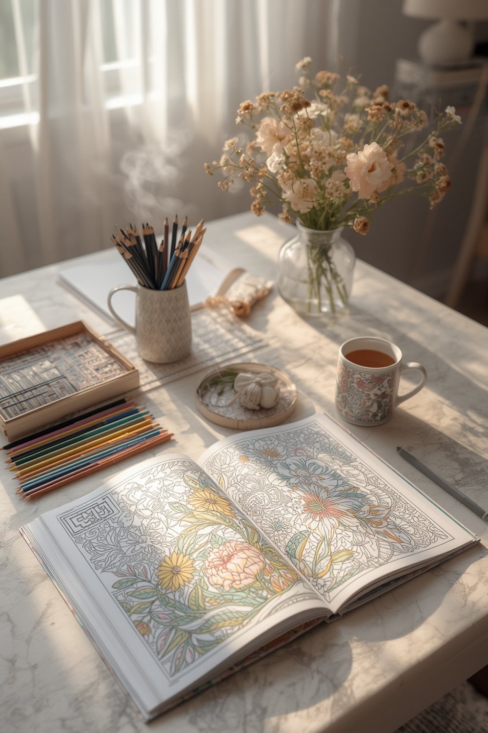 flower coloring product view