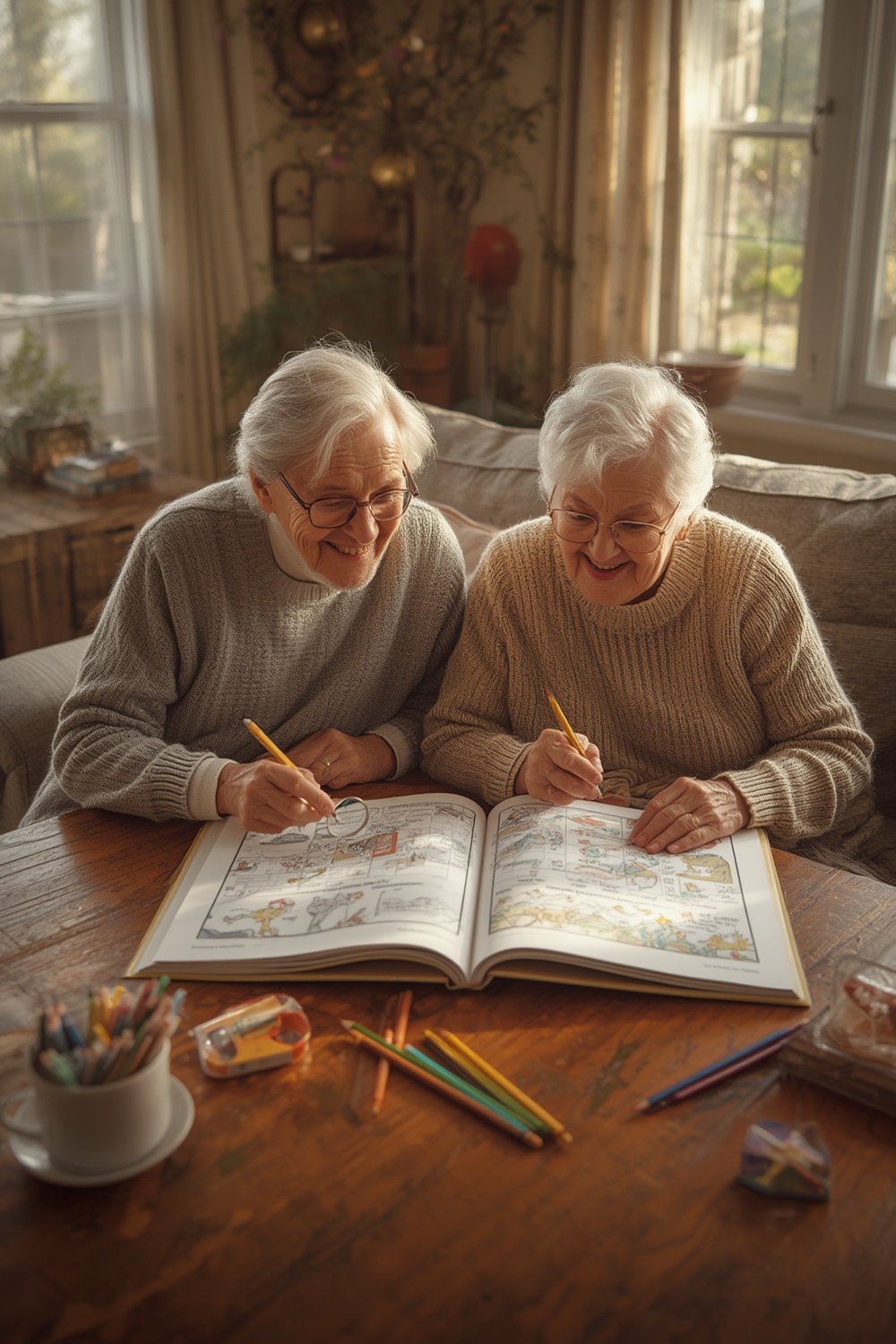 large print activity book for seniors - Illustration 1