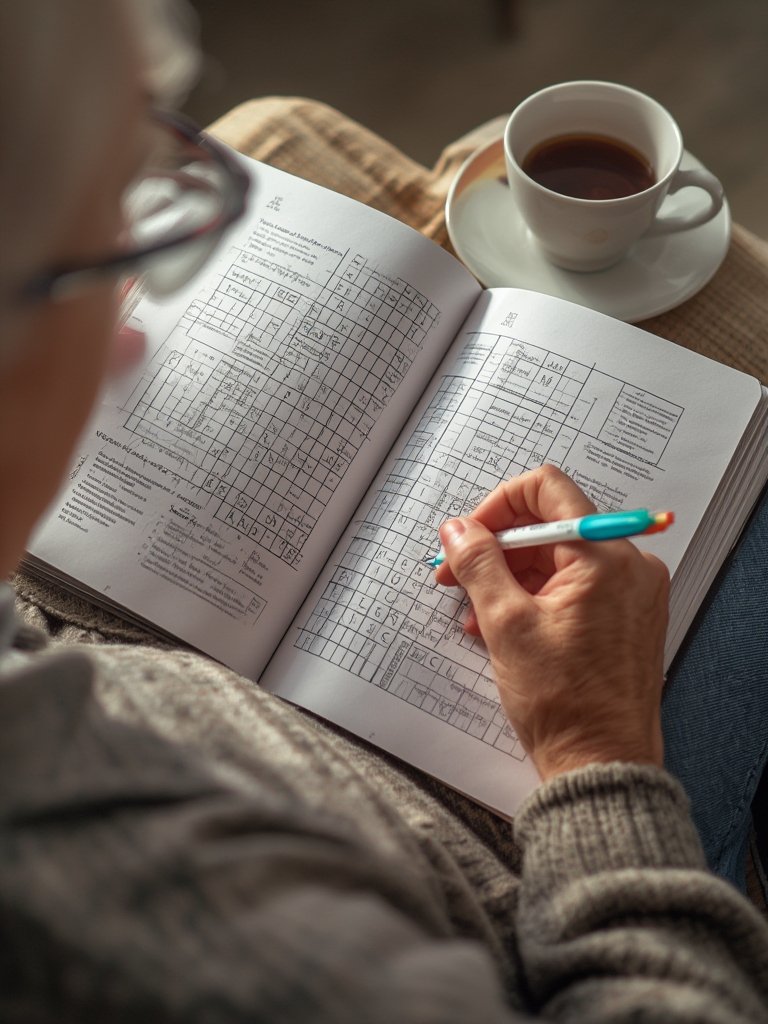 large print activity book for seniors