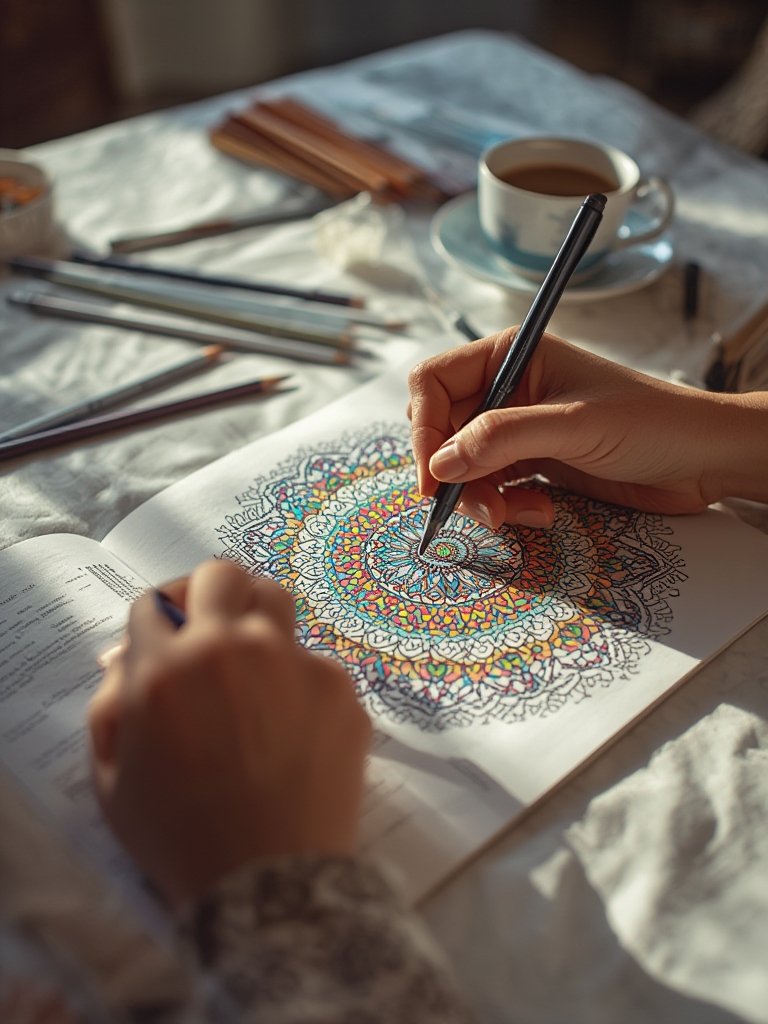 mandala coloring book - Illustration 2