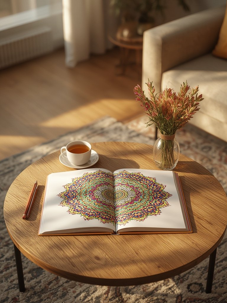 mandala coloring book - Illustration 3