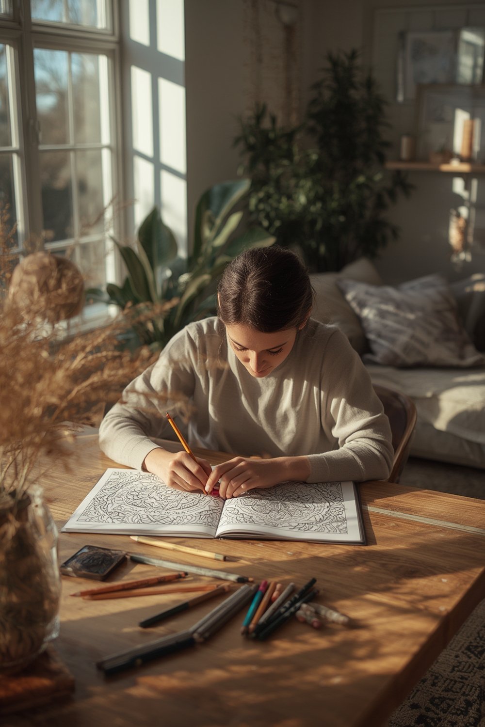 mindfulness coloring product view