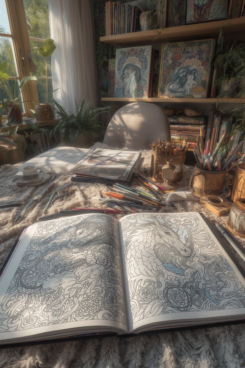 mythical coloring product view